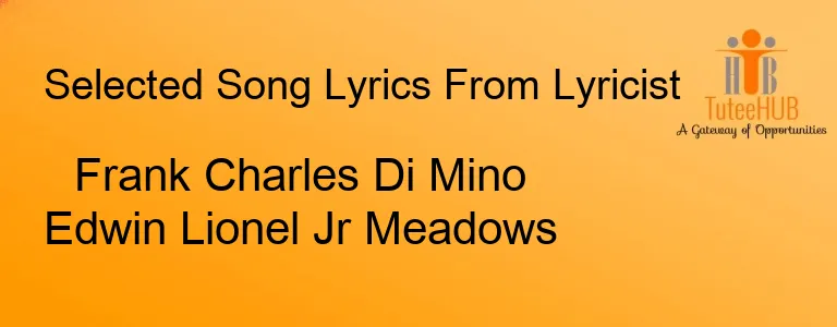 Frank Charles Di Mino Edwin Lionel Jr Meadows