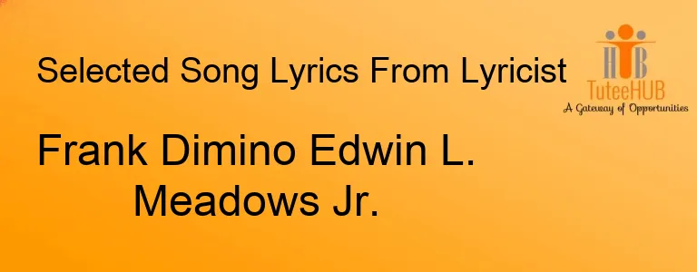 Frank Dimino Edwin L. Meadows Jr.