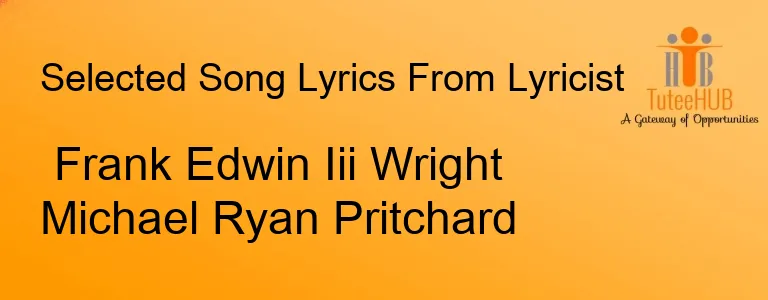 Frank Edwin Iii Wright Michael Ryan Pritchard