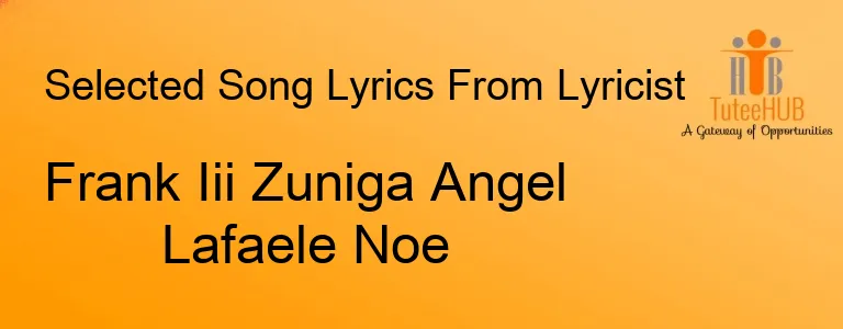 Frank Iii Zuniga Angel Lafaele Noe