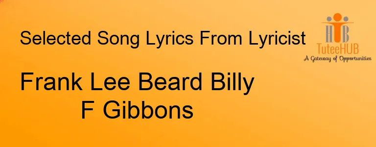 Frank Lee Beard Billy F Gibbons