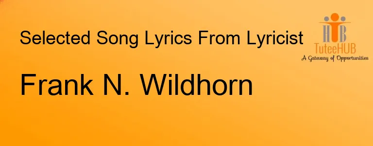 Frank N. Wildhorn