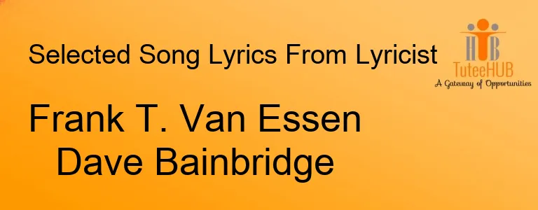 Frank T. Van Essen Dave Bainbridge