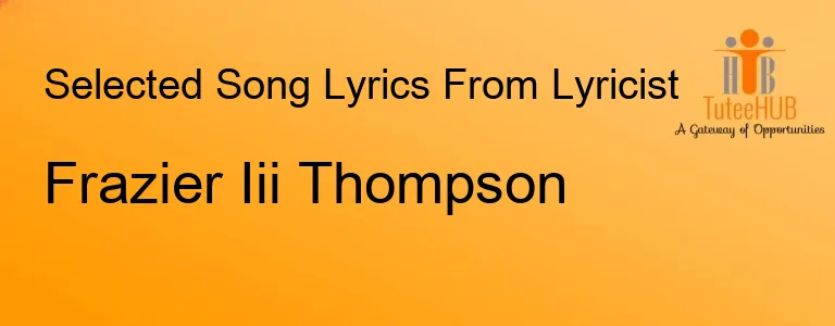 FRAZIER III THOMPSON