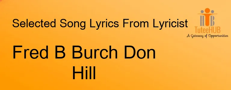Fred B Burch Don Hill