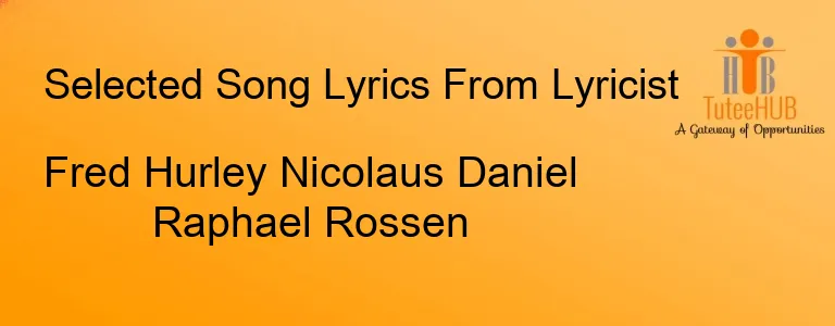 Fred Hurley Nicolaus Daniel Raphael Rossen