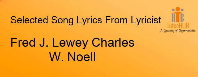 Fred J. Lewey Charles W. Noell