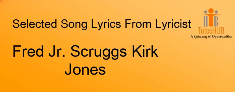 Fred Jr. Scruggs Kirk Jones