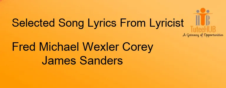 Fred Michael Wexler Corey James Sanders