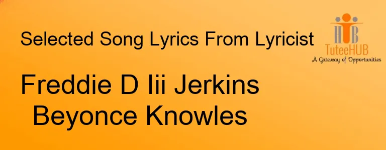 Freddie D Iii Jerkins Beyonce Knowles