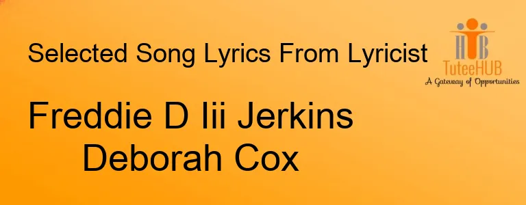 Freddie D Iii Jerkins Deborah Cox