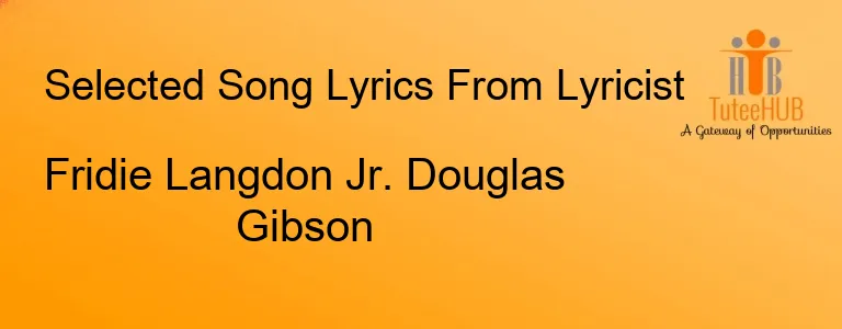 Fridie Langdon Jr. Douglas Gibson