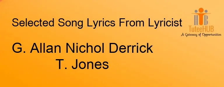 G. Allan Nichol Derrick T. Jones