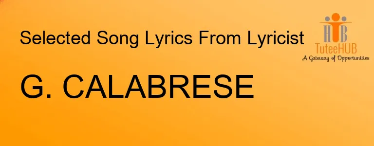 G. CALABRESE