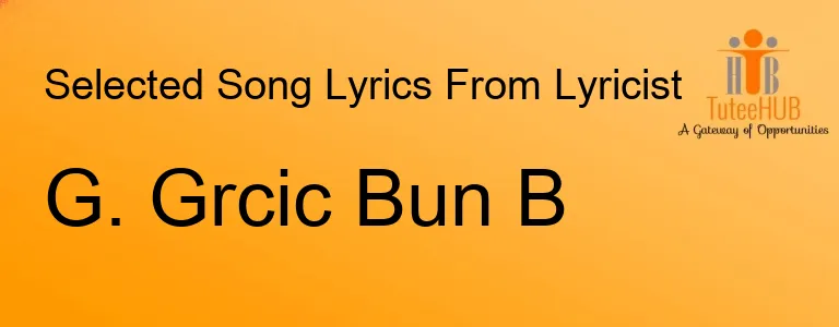 G. Grcic Bun B