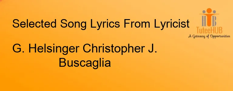 G. Helsinger Christopher J. Buscaglia