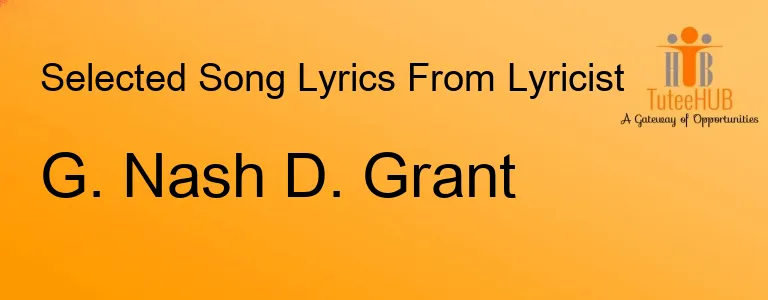 G. Nash D. Grant