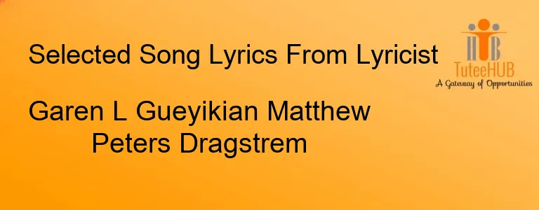 Garen L Gueyikian Matthew Peters Dragstrem