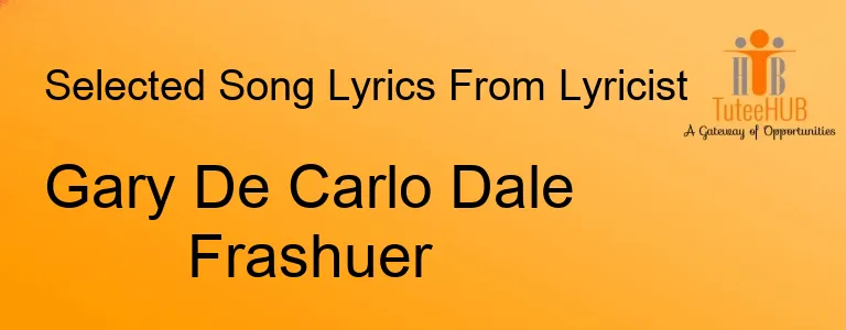 Gary De Carlo Dale Frashuer