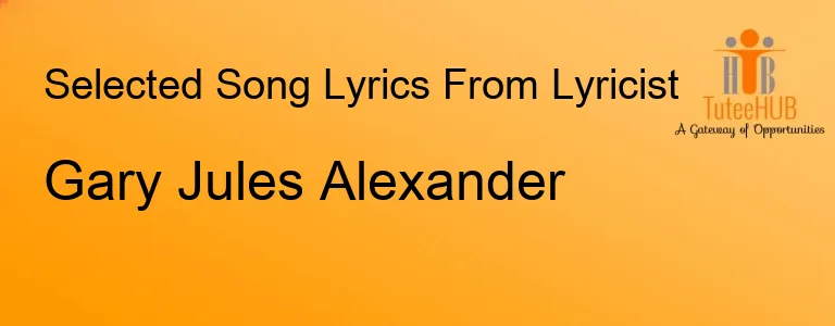 Gary Jules Alexander