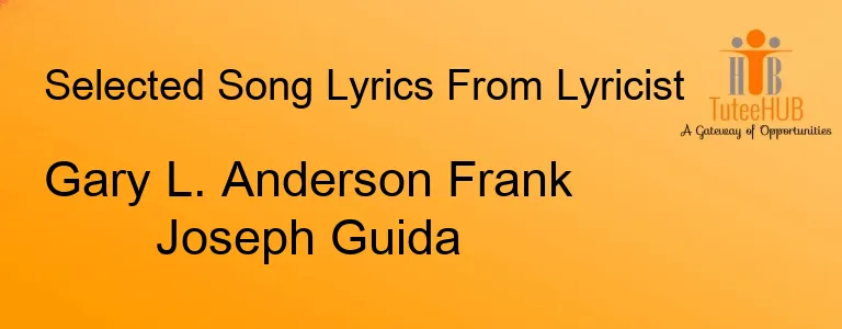 Gary L. Anderson Frank Joseph Guida