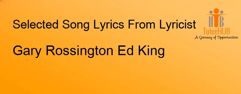 Gary Rossington Ed King