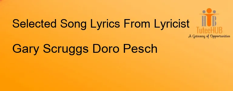 Gary Scruggs Doro Pesch