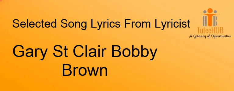 Gary St Clair Bobby Brown