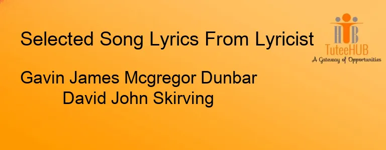 Gavin James Mcgregor Dunbar David John Skirving