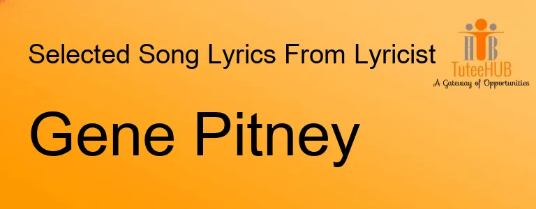 Gene Pitney