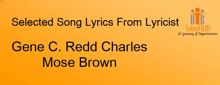 Gene C. Redd Charles Mose Brown