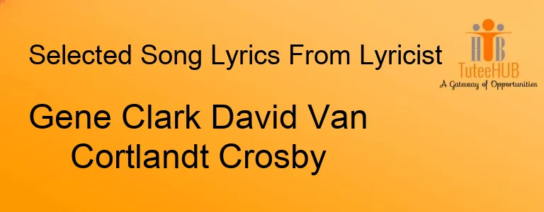 Gene Clark David Van Cortlandt Crosby