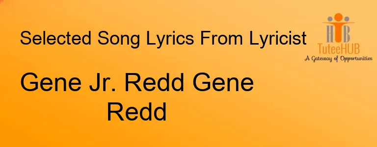 Gene Jr. Redd Gene Redd