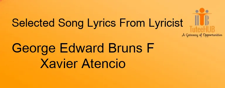 George Edward Bruns F Xavier Atencio