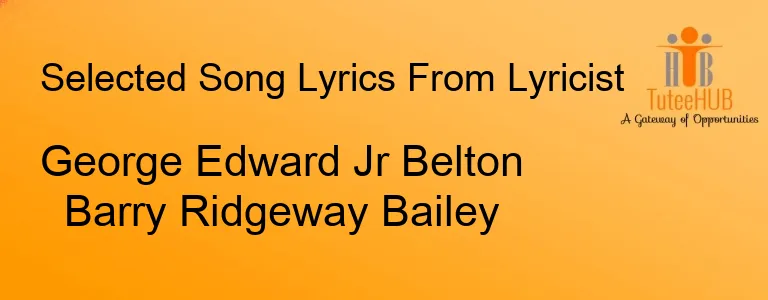 George Edward Jr Belton Barry Ridgeway Bailey