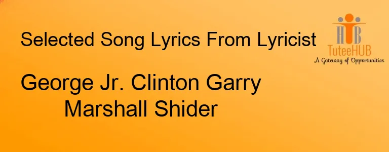 George Jr. Clinton Garry Marshall Shider