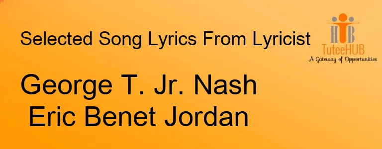 George T. Jr. Nash Eric Benet Jordan