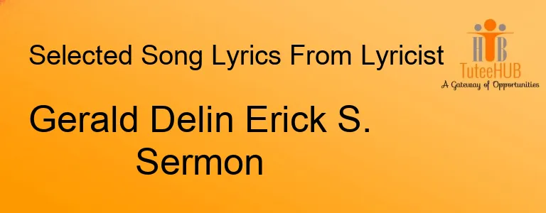 Gerald Delin Erick S. Sermon