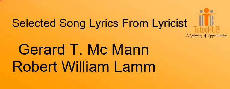 Gerard T. Mc Mann Robert William Lamm