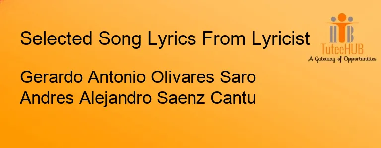 Gerardo Antonio Olivares Saro Andres Alejandro Saenz Cantu