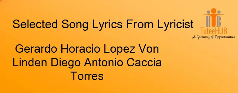 Gerardo Horacio Lopez Von Linden Diego Antonio Caccia Torres