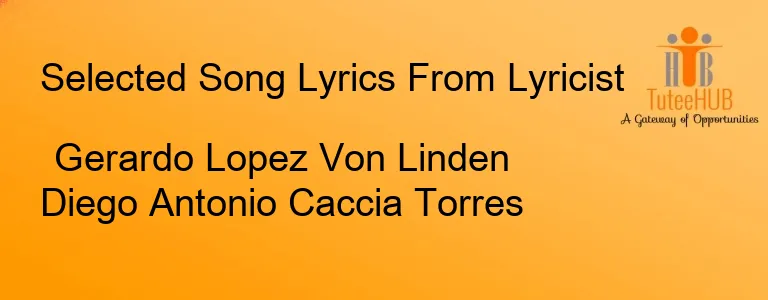 Gerardo Lopez Von Linden Diego Antonio Caccia Torres