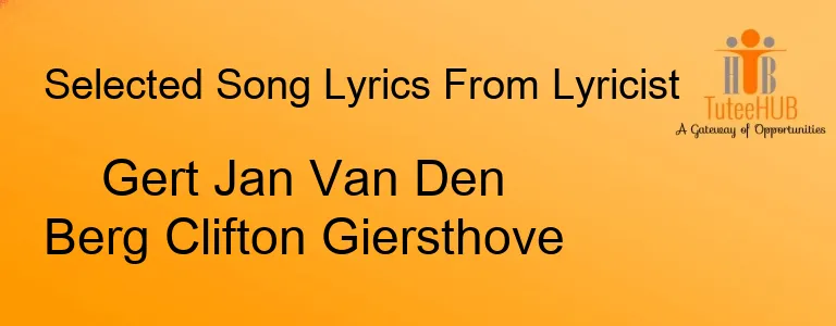 Gert Jan Van Den Berg Clifton Giersthove