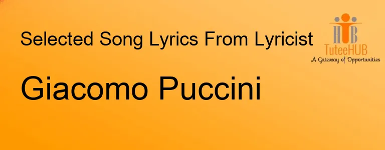 Giacomo Puccini