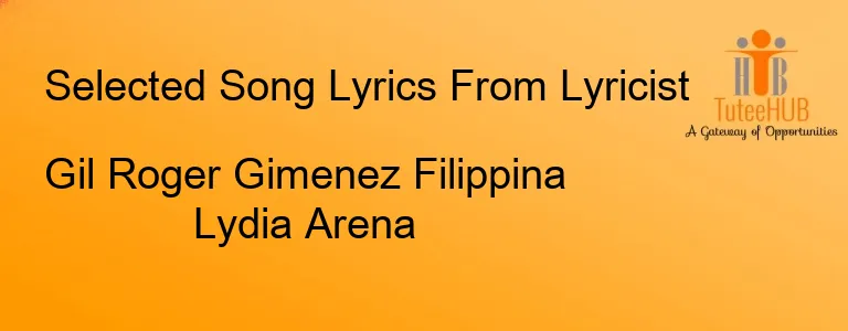 Gil Roger Gimenez Filippina Lydia Arena