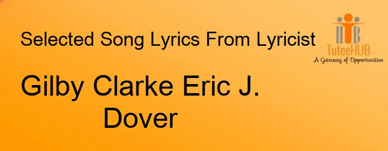 Gilby Clarke Eric J. Dover