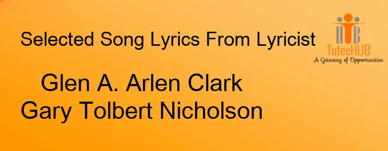 Glen A. Arlen Clark Gary Tolbert Nicholson