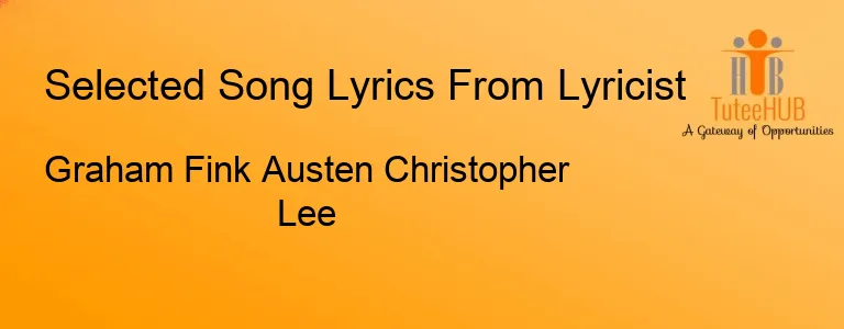 Graham Fink Austen Christopher Lee