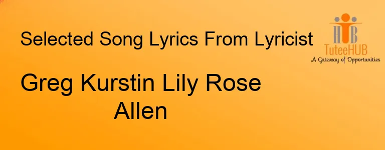 Greg Kurstin Lily Rose Allen