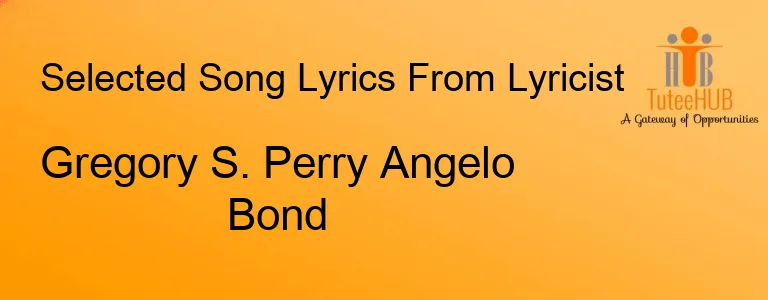 Gregory S. Perry Angelo Bond